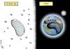 Cartoon: Human footprints (small) by rodrigo tagged moon earth ecology environment carbon footprint armstrong