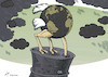 Cartoon: Stubboilness (small) by rodrigo tagged oil,energy,fuel,gas,pollution,environment,earth,economy,middle,east