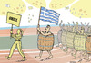 Cartoon: Olympic austerity (small) by rodrigo tagged greece crisis austerity london 2012 olympic games sports opening ceremony nations parade