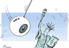 Cartoon: Overvigilance threatens freedom (small) by rodrigo tagged us united states america usa nsa vigilance democracy press freedom liberty journalism