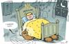 Cartoon: Ukranial trauma (small) by rodrigo tagged ukraine,russia,military,moscow,withdrawal,troops,international,politics,diplomacy,war,fear,terror,invasion,kiev,putin
