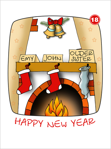 Cartoon: Happy new year (medium) by Svetlin Stefanov tagged svetlin
