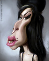 Cartoon: Amy Winehouse (small) by alvarocabral tagged caricature