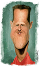 Cartoon: Michael Schumacher (small) by alvarocabral tagged caricature