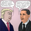 Cartoon: Abhörskandal um Trump und Obama (small) by Rainer Demattio tagged abhöraktion abhören amerika fake news obama politik präsident spionage spionieren trump usa