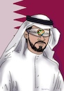 Cartoon: Ohne Love Qatar (small) by Rainer Demattio tagged armbinde,lgbtq,onelove,homosexualität,toleranz,fußball,weltmeisterschaft,manuelneuer,katar,respekt,protest,augenbinde
