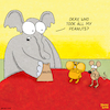 Cartoon: Peanuts (small) by Yavou tagged peanuts,cartoon,yavou,elephant,rat,rodin,gerbil,hamster,funny,stealing