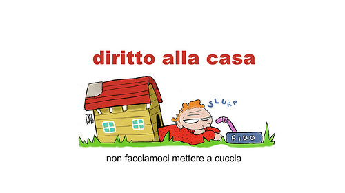 Cartoon: diritto alla casa (medium) by dan8 tagged casa,diritti,politica
