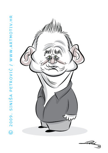 Cartoon: Bill Murray 2 (medium) by sinisap tagged caricature