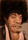 Cartoon: Jimmy Hendrix (small) by sinisap tagged caricature