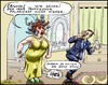 Cartoon: Fatale Polarisation (small) by KritzelJo tagged party,mann,frau,magnetisch,polarisieren