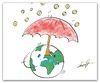 Cartoon: Our World (small) by karakugu tagged smile world umbrella