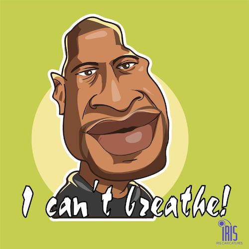 Cartoon: I cant Breathe (medium) by Gamika tagged cant,breathe,stopkillpeople