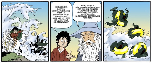 Cartoon: Ringgeister (medium) by Kringe tagged fantasy,blockbuster,kino,ringe,der,herr