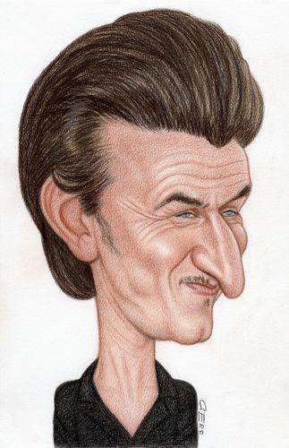 Cartoon: Sean Penn (medium) by Gero tagged caricature