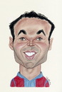 Cartoon: Andres Iniesta (small) by Gero tagged caricature