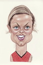 Cartoon: Kim Clijsters (small) by Gero tagged caricature