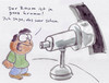 Cartoon: Minderlustig... (small) by Bernd Zeller tagged all,raumkrümmung,astrophysik