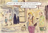 Cartoon: Stoffdebatte (small) by Bernd Zeller tagged burka,vollverschleierung,migration,zuwanderung,islam,integration,kopftuch