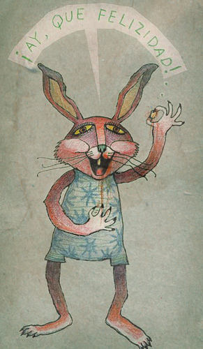 Cartoon: Happy Tooth (medium) by VLADIMIR tagged rabit,illustration,cartoon