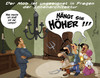 Cartoon: Der Mob (small) by Charmless tagged mob,leuchte,innenarchitektur