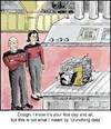 Cartoon: Data (small) by noodles tagged next,generation,data,picard,crunching,noodles,star,trek