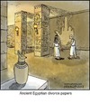Cartoon: Egypt (small) by noodles tagged ancient,egypt,divorce