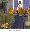 Cartoon: Headless (small) by noodles tagged halloween,headless,horseman,pumpkin,pervert,horse