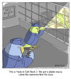 Cartoon: Jail Break (small) by noodles tagged jail parakeets prison escape