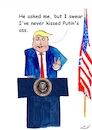 Cartoon: Putins back (small) by Stefan von Emmerich tagged vote,him,away,donald,trump,dump,president,america,the,liar,tweets,tonight