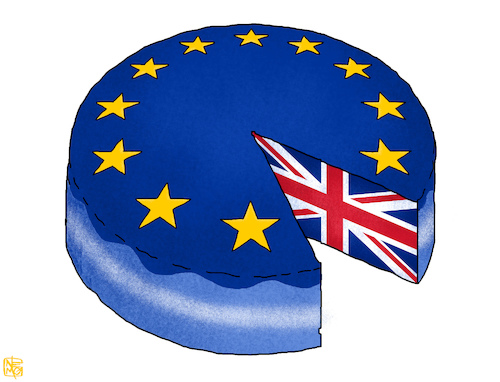 Cartoon: EU Cake (medium) by NEM0 tagged uk,united,kingdom,brexit,europe,eu,article,50,exit,cake,union,jack,flag,uk,united,kingdom,brexit,europe,eu,article,50,exit,cake,union,jack,flag