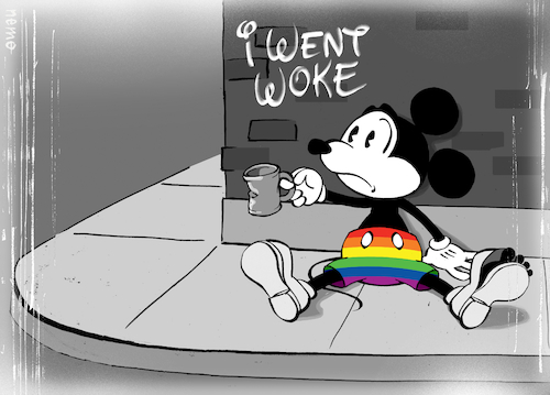 wOKE mICKEY gOES bROKE wOKE mICKEY gOES bROKE