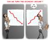 Cartoon: Can We Turn the Economy Around? (small) by NEM0 tagged barak,obama,us,global,economy,business,jobs,job,losses,presidents,recessions,credit,crunch,green,shoots,of,recovery,american,president,the,united,states,america,recession,usa