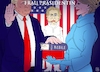 Cartoon: Frau Präsidentin (small) by NEM0 tagged donald trump melania hillary clinton usa präsident washington demokratie wahl einweihung nem0 nemo