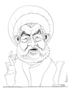 Cartoon: Hassan Rouhani (small) by NEM0 tagged hassan,rouhani,iran