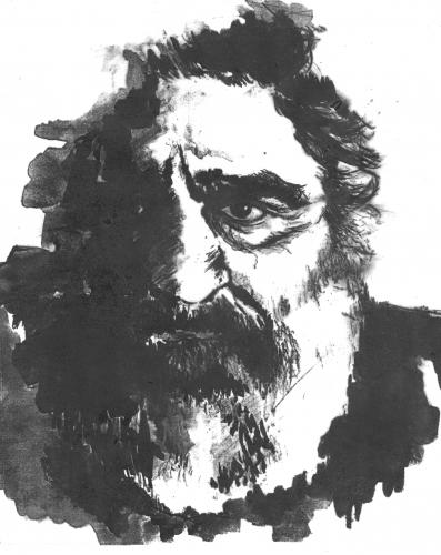 Cartoon: Poet Can Yücel (medium) by handelizm tagged portrait