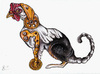 Cartoon: dogchic (small) by Battlestar tagged illustration,dog,chicken,huhn,tiere,animals