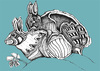 Cartoon: rabbits (small) by Battlestar tagged rabbits,hasen,love,liebe