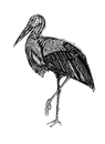 Cartoon: storch (small) by Battlestar tagged storch,stork,animals,tiere
