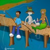 Cartoon: Gone Fishing (small) by Shantrey17 tagged dynomite,johnson,good,advice