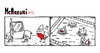 Cartoon: McArroni nro. 45 (small) by julianloa tagged mcarroni,amadeo,tires,stealing,pool,filipa,anis