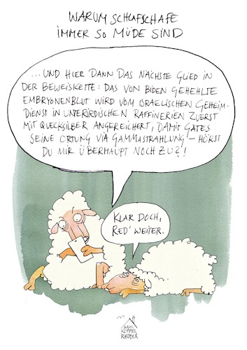 Cartoon: Schlafschafe (medium) by Koppelredder tagged corona,covid,shlafschafe,querdenker,verschwörung,verschwörungstheorie,biden,gates,israel,antisemistismus,impfung,impfgegner,longcvid,müdigkeit,schlaf,quecksilber,corona,covid,shlafschafe,querdenker,verschwörung,verschwörungstheorie,biden,gates,israel,antisemistismus,impfung,impfgegner,longcvid,müdigkeit,schlaf,quecksilber