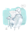 Cartoon: Hundertwasser (small) by Koppelredder tagged hundertwasser,tausendsassa,wien,kaffee,kaffeehaus,zeitung,mathematik,dezimalsystem,math2022