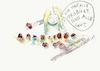 Cartoon: Osterhasen- Schlachtung (small) by maman tagged ostern,hase,kind,coronahausarrest