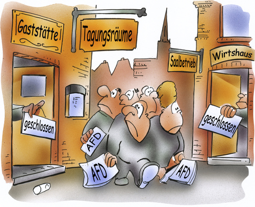 Cartoon: AFD Wirtschaftsflüchtlinge (medium) by HSB-Cartoon tagged afd,wirtschaftsflüchtling,wirtschaft,gastronomie,gasthaus,gastwirt,lokal,tagung,tagungsräume,politik,politiker,gastgewerbe,veranstaltung,veranstaltungsraum,innenpolitik,parteizentrale,karikatur,karikaturist,parteiprogramm,wahlveranstaltung,wähler,bürger,cartoon,cartoonist,landtagswahl,parole,hetze,alternative,für,deutschland,rechtspartei,rechtsradikal,iimigraten,asyl,asylanten,flüchtlingspolitikparteitag,afd,wirtschaftsflüchtling,wirtschaft,gastronomie,gasthaus,gastwirt,lokal,tagung,tagungsräume,politik,politiker,gastgewerbe,veranstaltung,veranstaltungsraum,innenpolitik,parteizentrale,karikatur,karikaturist,parteiprogramm,wahlveranstaltung,wähler,bürger,cartoon,cartoonist,landtagswahl,parole,hetze,alternative,für,deutschland,rechtspartei,rechtsradikal,iimigraten,asyl,asylanten,flüchtlingspolitikparteitag