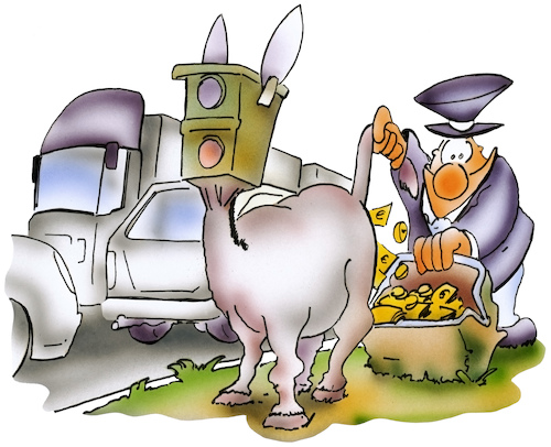 Cartoon: Blitzer (medium) by HSB-Cartoon tagged donkey,finance,infrastructure,money,tax,taxes,traffic,airbrush,behörde,blitzer,cartoon,dukatenesel,esel,finanzen,führerschein,geld,geschwindigkeit,geschwindigkeitsbegrenzung,geschwindigkeitskontrolle,haushalt,hsb,hsbcartoon,karikatur,kontrolle,kreisbehörde,kreishaushalt,kreiskasse,lokalkarikatur,stadthaushalt,stadtkasse,starenkasten,strafe,strafzahlung,verkehr,verkehrskontrolle,verwaltung,überprüfung,überwachung,donkey,finance,infrastructure,money,tax,taxes,traffic,airbrush,behörde,blitzer,cartoon,dukatenesel,esel,finanzen,führerschein,geld,geschwindigkeit,geschwindigkeitsbegrenzung,geschwindigkeitskontrolle,haushalt,hsb,hsbcartoon,karikatur,kontrolle,kreisbehörde,kreishaushalt,kreiskasse,lokalkarikatur,stadthaushalt,stadtkasse,starenkasten,strafe,strafzahlung,verkehr,verkehrskontrolle,verwaltung,überprüfung,überwachung