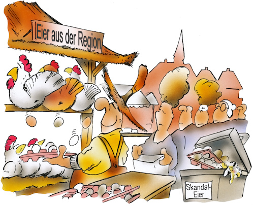 Cartoon: Eierskandal (medium) by HSB-Cartoon tagged egg,eggs,farm,farmer,farming,market,airbrush,bauer,bauernhof,ei,eier,eierskandal,einkauf,einkaufen,fipronil,fipronileier,hsb,hsbcartoon,karikatur,landwirt,landwirtschaft,lebensmittel,lebensmittelskandal,lokalkarikatur,markt,region,regional,skandal,skandaleier,supermarkt,wochenmarkt,egg,eggs,farm,farmer,farming,market,airbrush,bauer,bauernhof,ei,eier,eierskandal,einkauf,einkaufen,fipronil,fipronileier,hsb,hsbcartoon,karikatur,landwirt,landwirtschaft,lebensmittel,lebensmittelskandal,lokalkarikatur,markt,region,regional,skandal,skandaleier,supermarkt,wochenmarkt