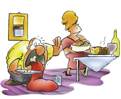 Cartoon: Fastenhalbzeit (medium) by HSB-Cartoon tagged fasten,fastenzeit,essen,trinken,nahrung,abnehmen,diät,verzicht,airbrush