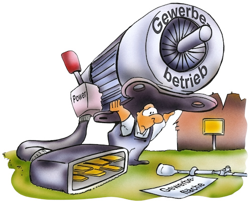 Cartoon: Gewerbeflächen (medium) by HSB-Cartoon tagged gewerbe,gewerbebetrieb,gewerbetreibende,gewerbegebiet,baugewerbe,handwerk,handwerker,handwerksbetrieb,gewerbefläche,bauunternehmer,bauhandwerk,gewerbeimmobilie,halle,gewerbehalle,gewerbegebäude,industrie,industriepark,industriefläche,industriegelände,wirtschaft,wirtschaftsmotor,mittelstand,mittelständler,gewerbepark,cartoon,cartoonzeichner,unternehmer,arbeitgeber,baustelle,infrastruktur,baufläche,bauplatz,bauland,baupreis,grundstückspreis,arbeitsplatz,gewerbe,gewerbebetrieb,gewerbetreibende,gewerbegebiet,baugewerbe,handwerk,handwerker,handwerksbetrieb,gewerbefläche,bauunternehmer,bauhandwerk,gewerbeimmobilie,halle,gewerbehalle,gewerbegebäude,industrie,industriepark,industriefläche,industriegelände,wirtschaft,wirtschaftsmotor,mittelstand,mittelständler,gewerbepark,cartoon,cartoonzeichner,unternehmer,arbeitgeber,baustelle,infrastruktur,baufläche,bauplatz,bauland,baupreis,grundstückspreis,arbeitsplatz