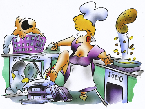 Cartoon: housewife (medium) by HSB-Cartoon tagged hausfrau,housewife,baby,cooking,wipe,wash,house,wife,female,babysitter,hausarbeit,kochen,küche,kitchen,hausfrau,housewife,baby,cooking,wipe,wash,house,wife,female,babysitter,hausarbeit,kochen,küche,kitchen